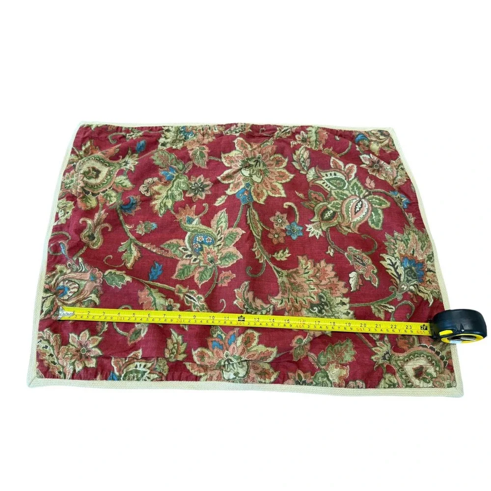 CHAPS Comforter Set with 2 Pillow Shams & Bedskirt Traditional Botanical Queen